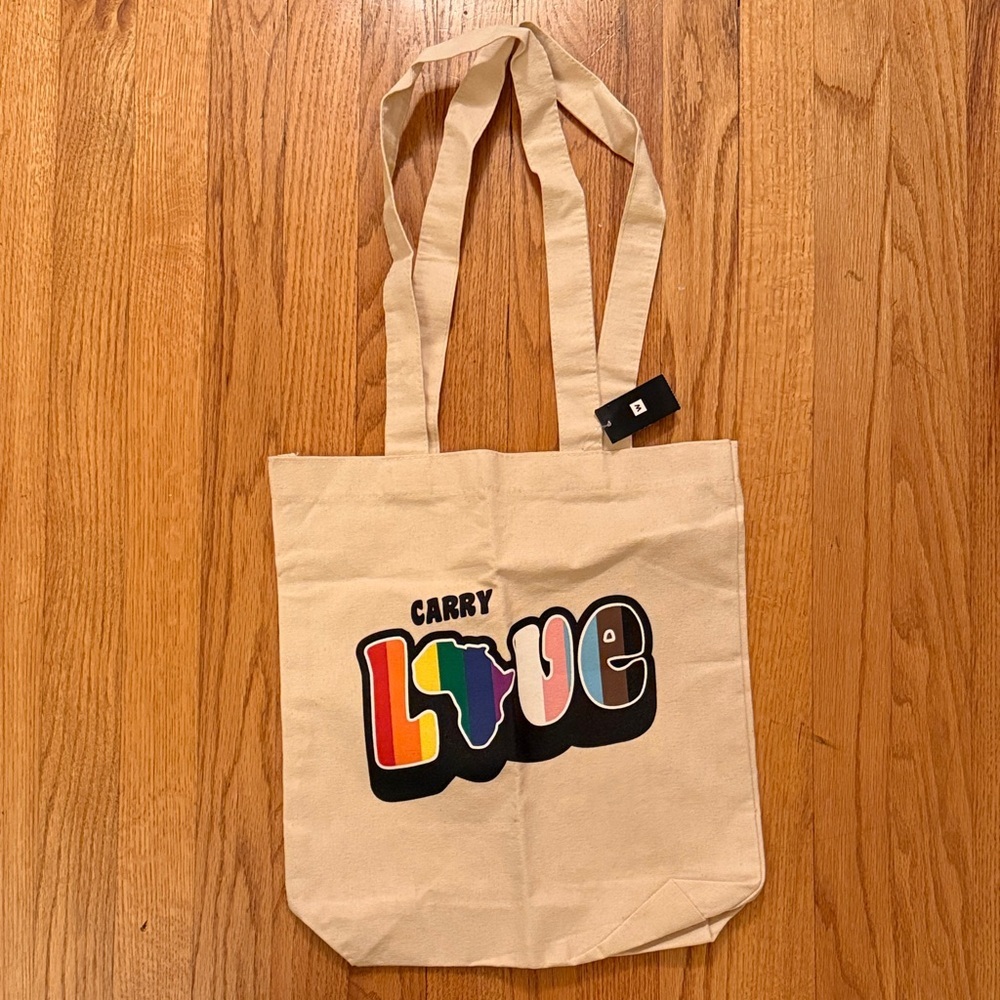 NEW Woolworths Carry Love Pride Canvas Tote Bag Africa Logo